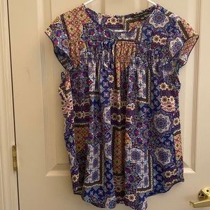Zac & Rachel sleeveless top boho like new large